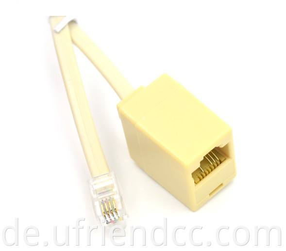 OEM Factory OEM RJ45 8P8C MALE TO RJ9 RJ11 6P4C RJ12 6P6C weiblicher Ethernet -Telefonkonverteradapter